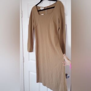 NWT Talbots Maxi Dress in Brown Color| Women Size: L